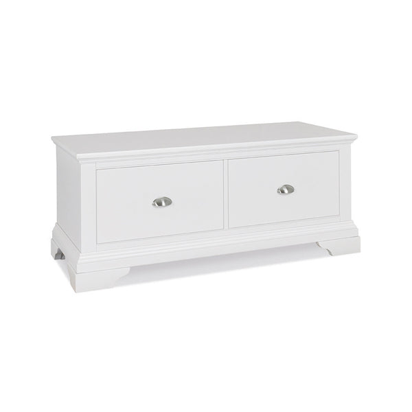 Bentley Hampstead White Rectangular Blanket Box