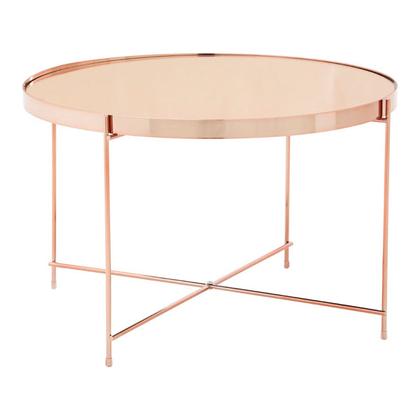 Teddys Collection Axel Rose Gold Side Table Large