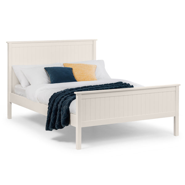 Julian Bowen Maine Bed Surf White Double