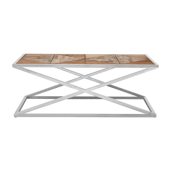 Teddys Collection Hector Distressed Natural Coffee Table