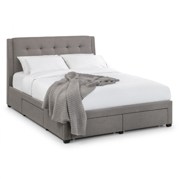 Julian Bowen Bed Fullerton Grey Double