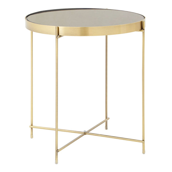 Teddys Collection Axel Brushed Bronze Side Table Small