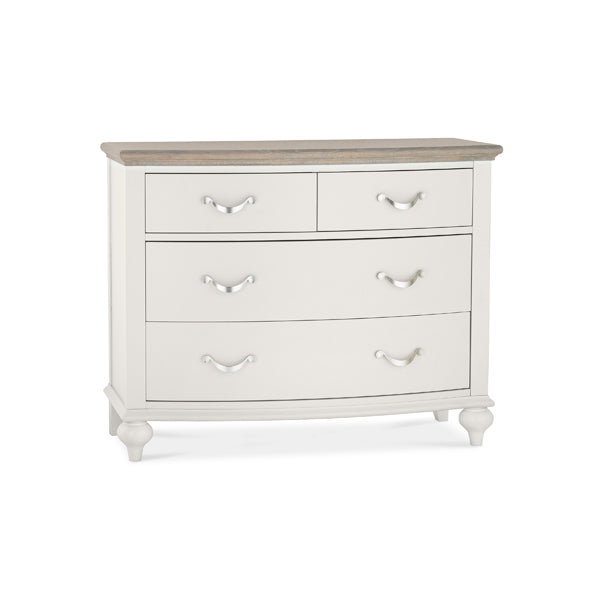 Bentley Montreux 22 Drawer Soft Grey And Grey Washed Oak Chest Of Drawers