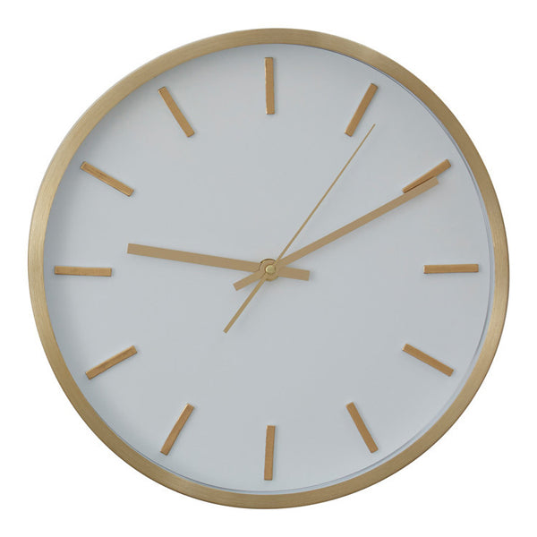 Teddys Collection Earl Gold Wall Clock Large