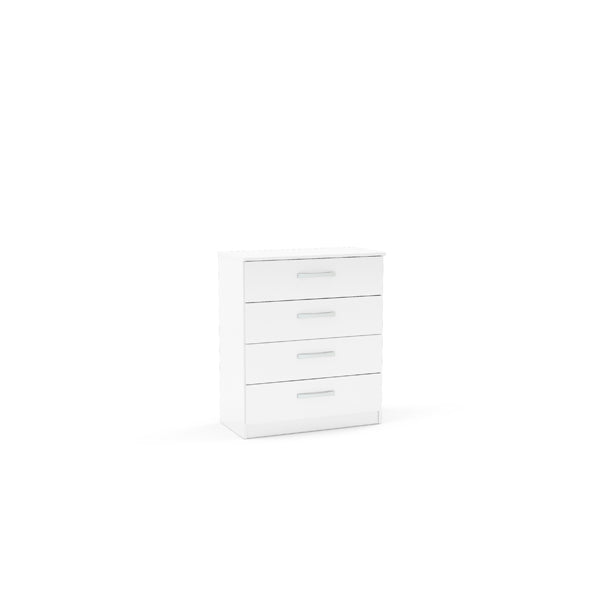 Birlea Lynx 4 Drawer Chest Of Draws In White