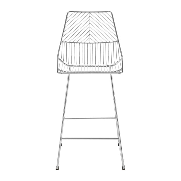 Teddys Collection Deje Wire Chrome Metal Bar Chair
