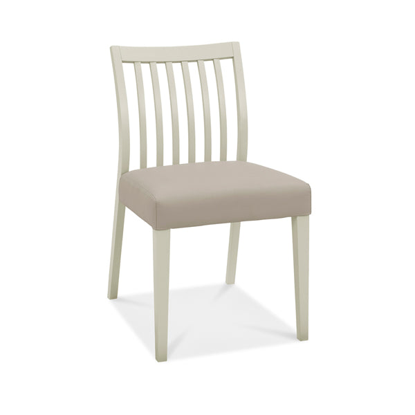 Bentley Bergen Low Slat Grey Square Dining Chairs