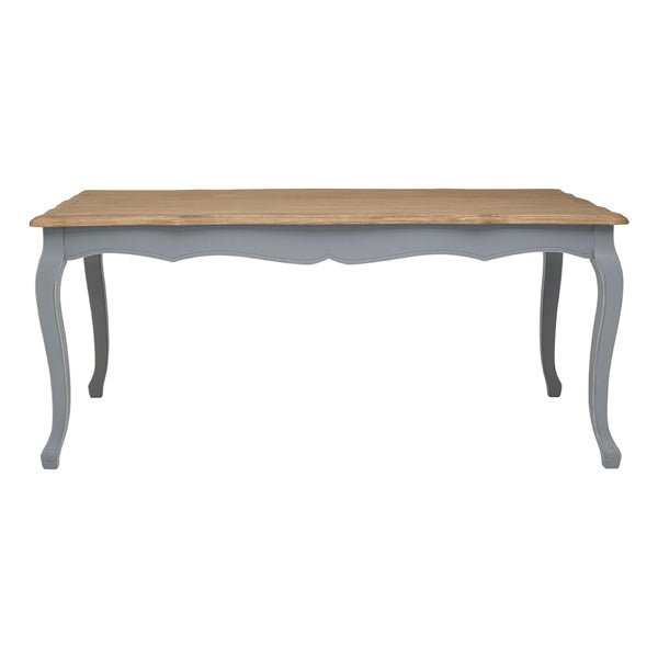 Teddys Collection Holden Paulownia Antique Grey Dining Table