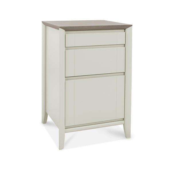 Bentley Bergen Grey Washed Oak Soft Grey Filing Cabinet