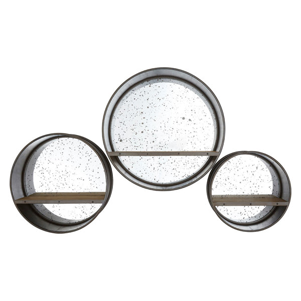 Teddys Collection Toni Set Of 3 Wall Mirrors