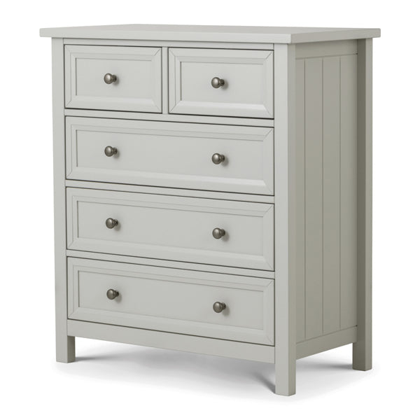 Julian Bowen Maine 32 Chest Of Drawers Dove Grey 32 Drawers