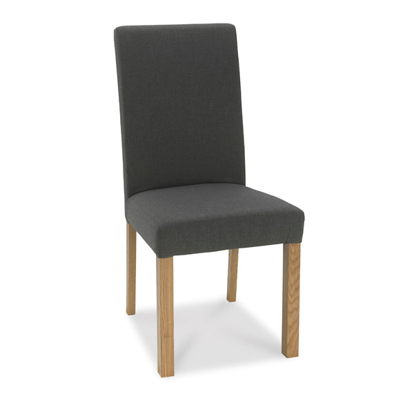 Bentley Parker Light Oak Chair Cold Steel Dining Chairs
