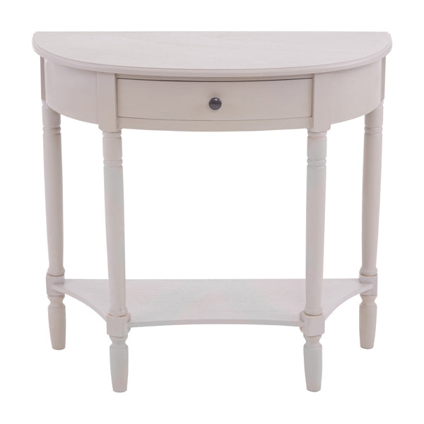 Teddys Collection Harold Half Moon Vintage Grey Console Table