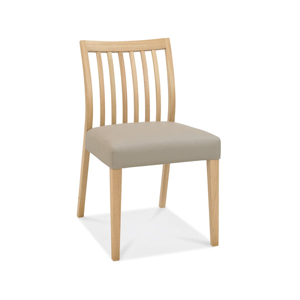 Bentley Bergen Low Slat Brown Square Dining Chairs