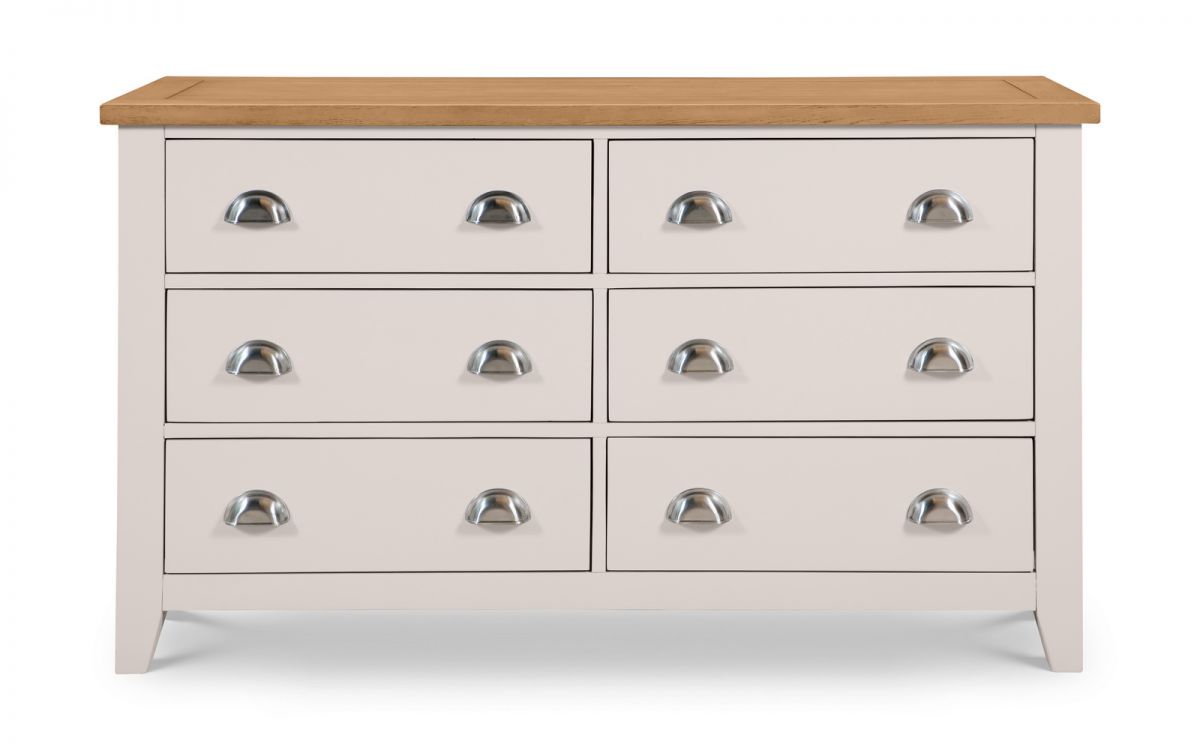 Julian Bowen Richmond Wide 6 Drawer Chest Of Drawers