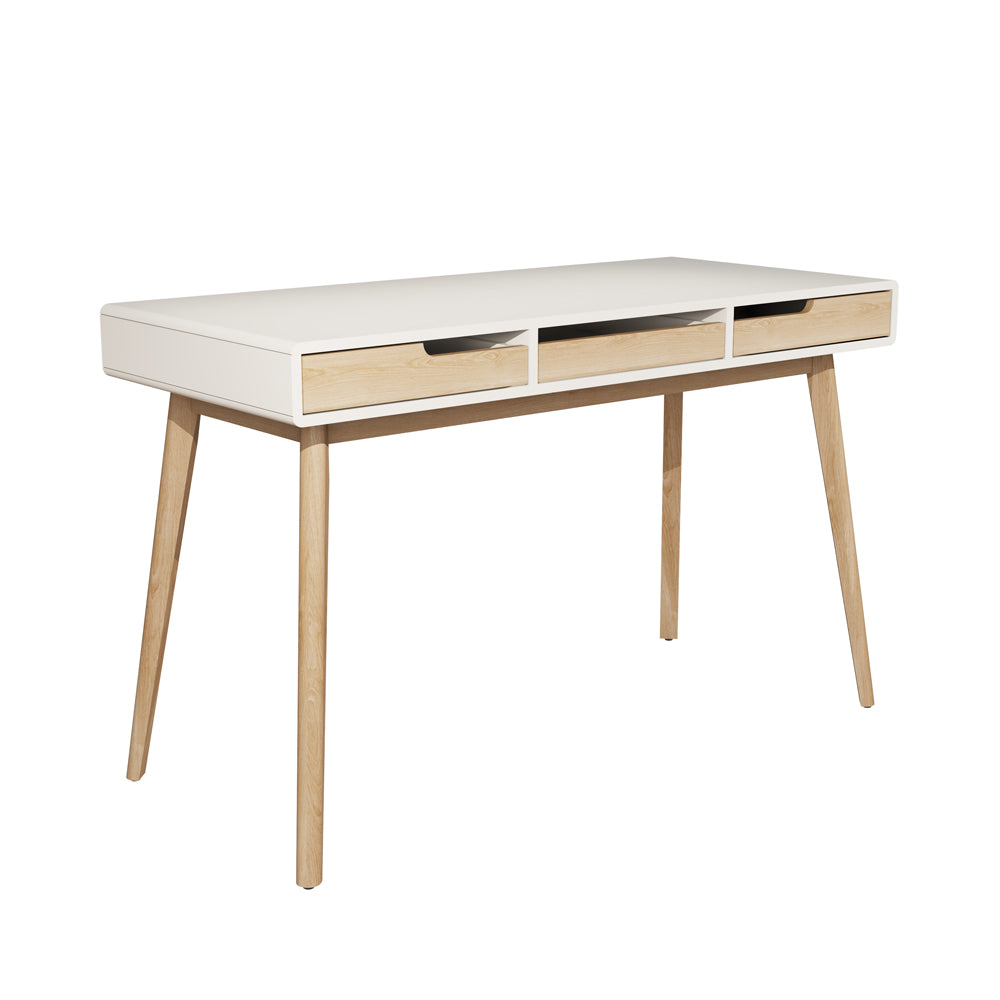 Teddys Collection Tate Desk White And Oak