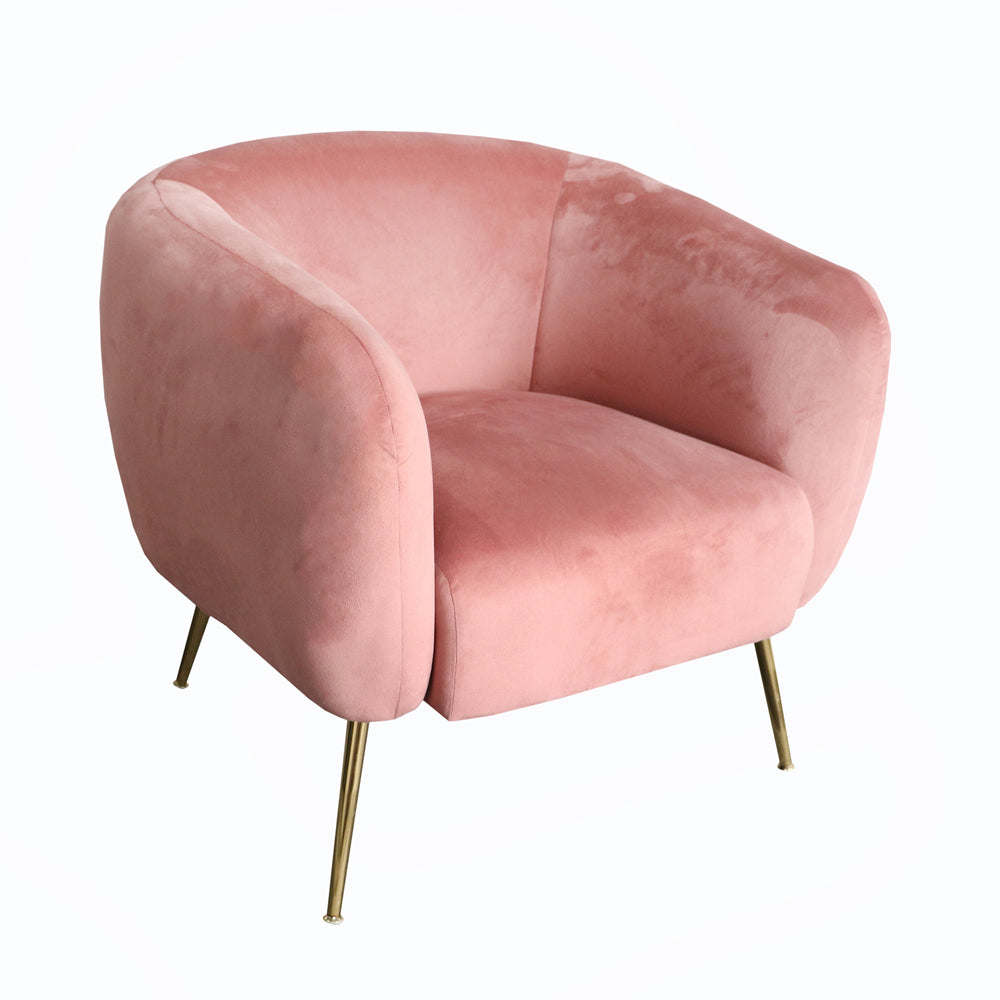 Teddys Collection Borchester Armchair Dusty Pink