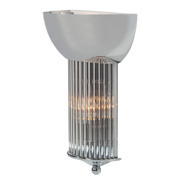 Maison Reproductions Deco Wall Light Uplight Silver