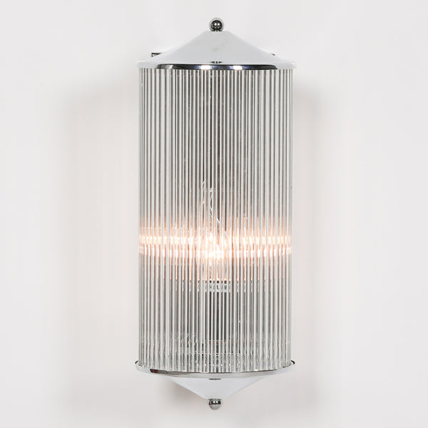 Maison Reproductions Deco Wall Light Grill Silver