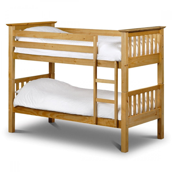 Julian Bowen Barcelona Bunk Bed Solid Pine