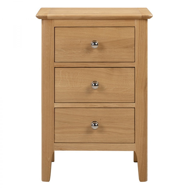 Julian Bowen Cotswold 3 Drawer Bedside Cabinet