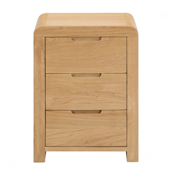 Julian Bowen 3 Drawer Bedside Cabinet