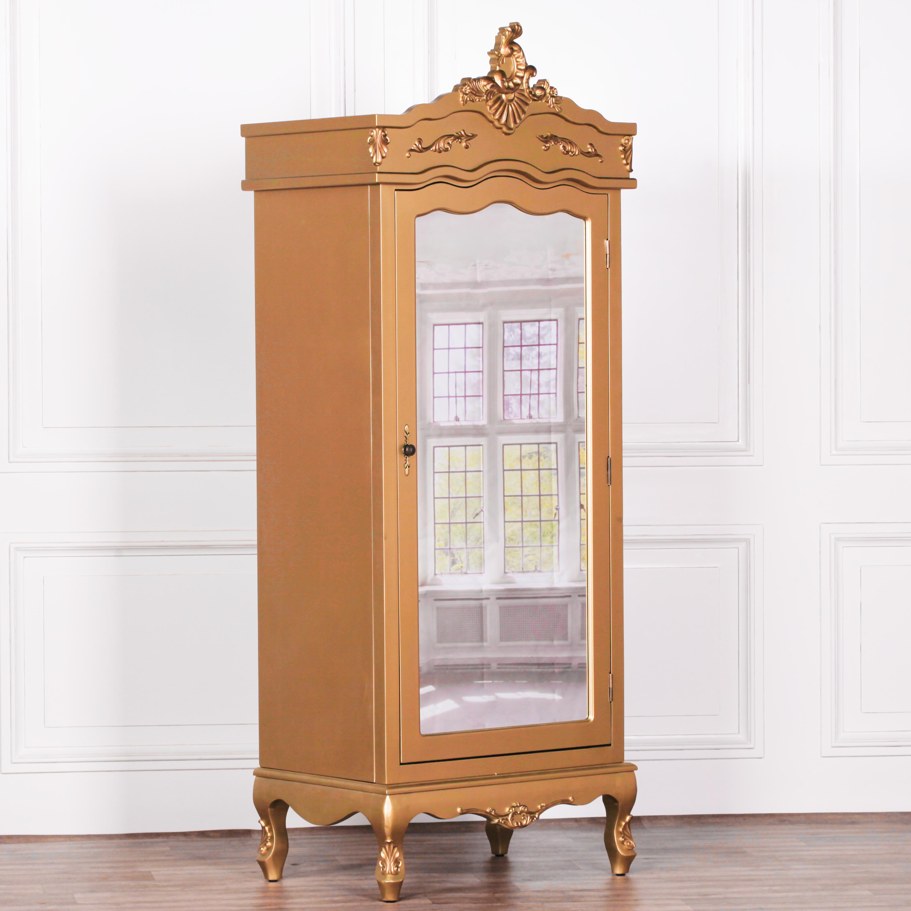 Maison Reproductions French Antique Armoire Single Door Display Cabinet