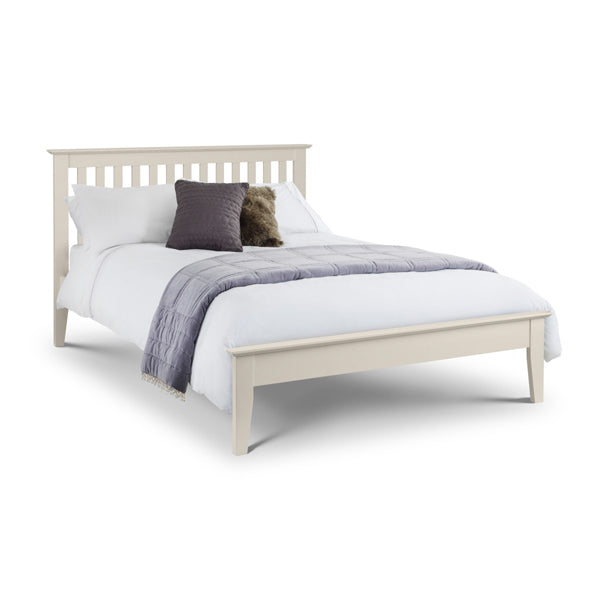 Julian Bowen Salerno Shaker Bed Ivory Double