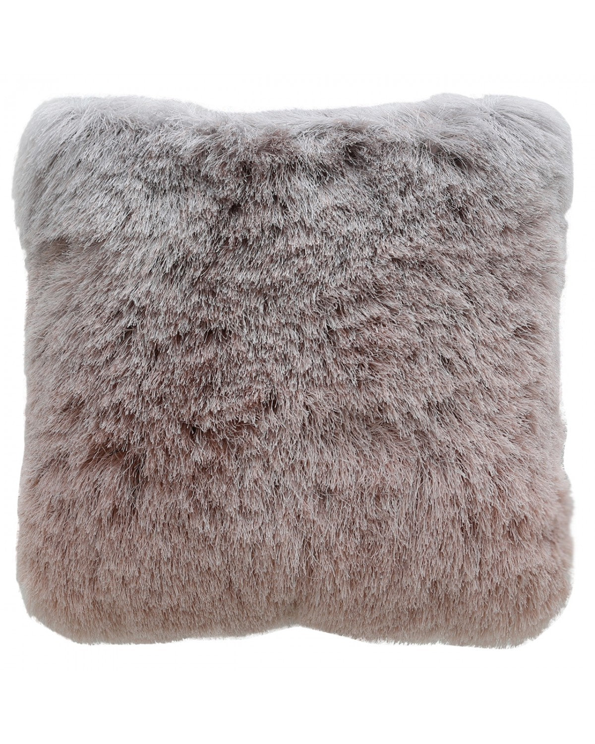 Deco Home Fluffy Blush Silver Ombre Cushion Silver