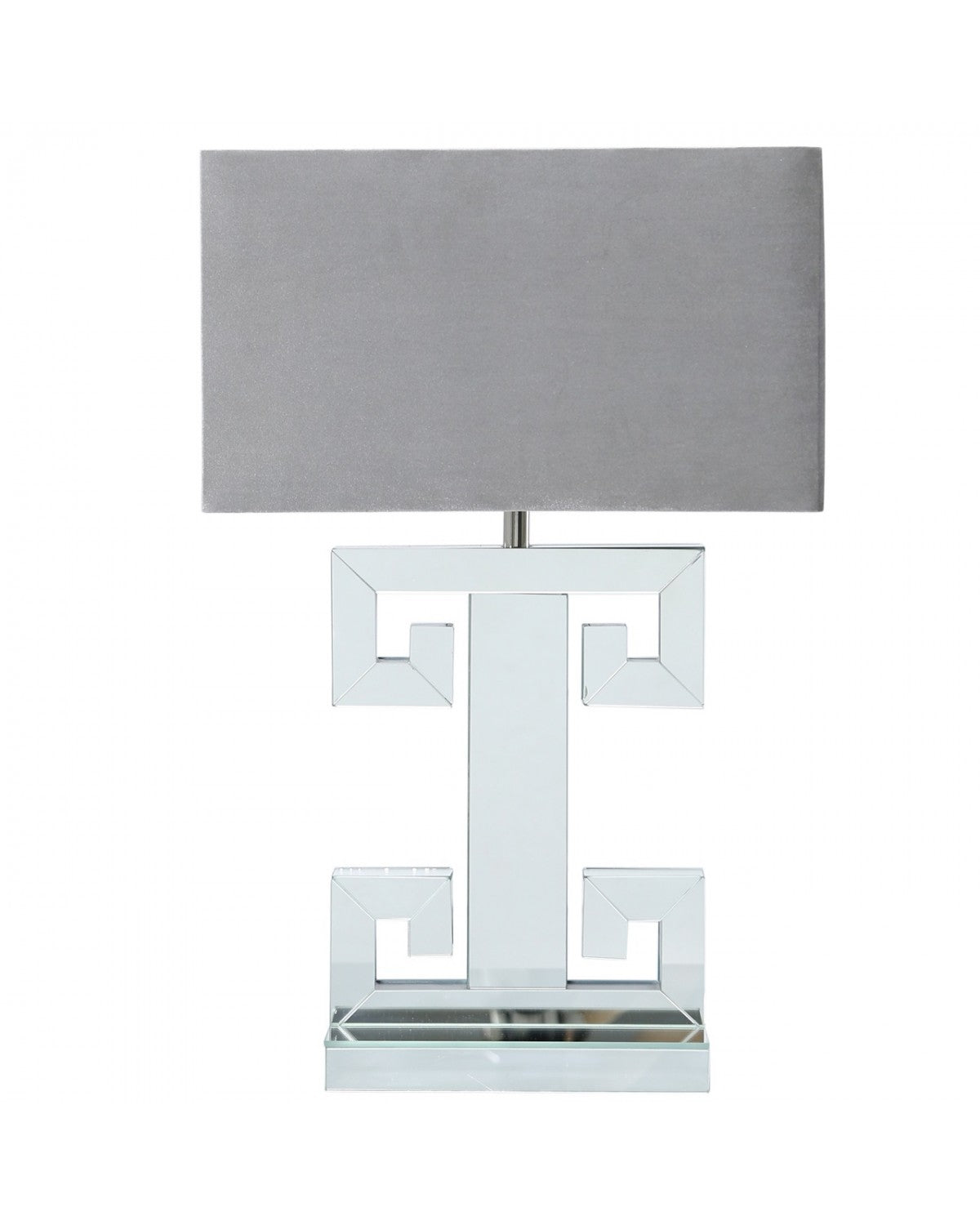 Deco Home Anya Table Lamp With Grey Shade Gold