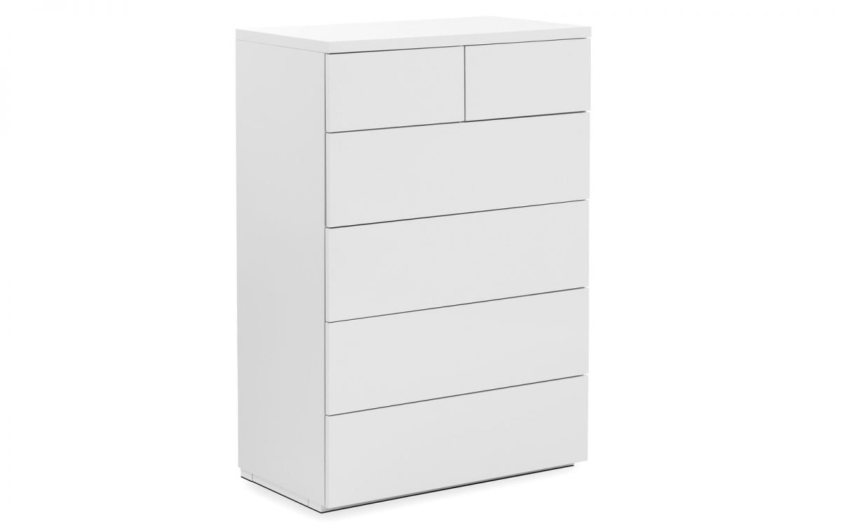 Julian Bowen Monaco White 42 Chest Of Drawers