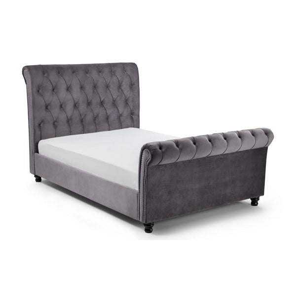 Julian Bowen Valentino Bed Grey Double