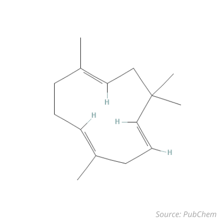 alpha humulene chemical structure