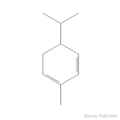 estructura química alfa felandreno