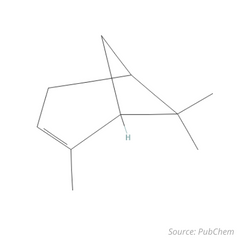 estructura química alfa pineno