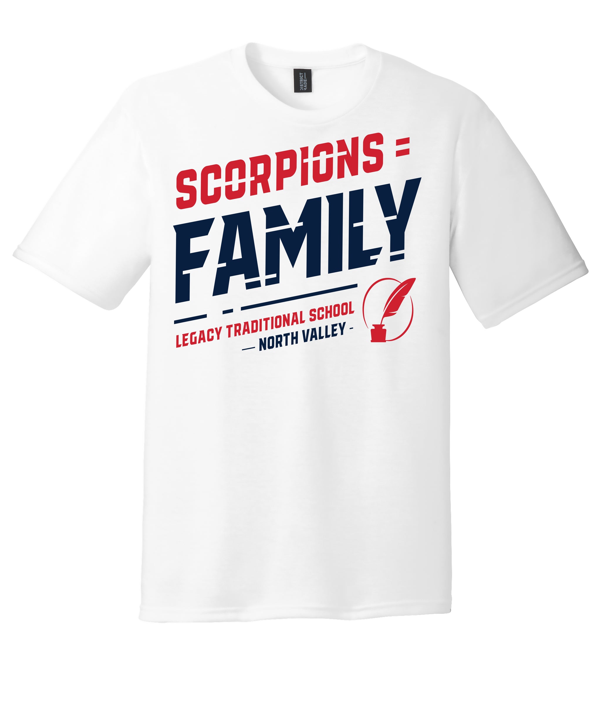 Legacy Traditional School North Valley - White Spirit Day Shirt