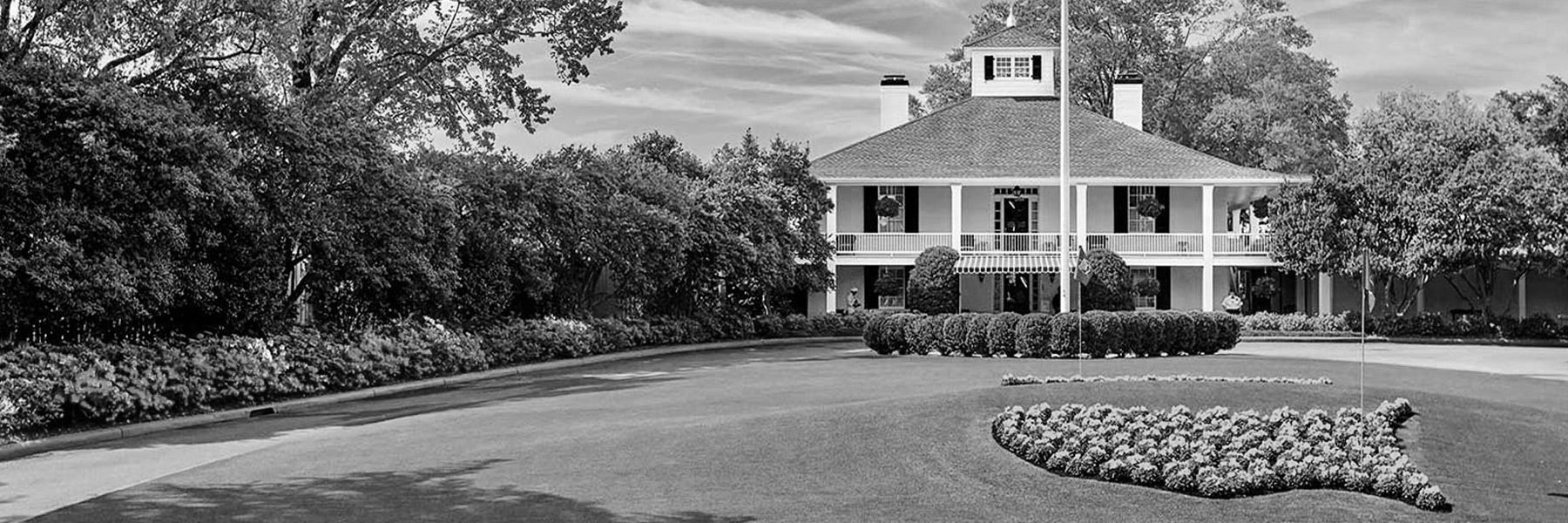 augusta national in black and white