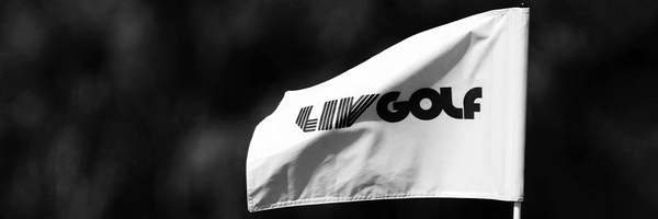 liv golf flag black and white