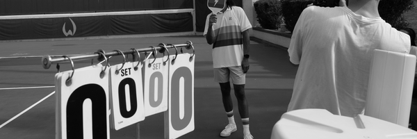 person playing pickleball on the pickleball courts