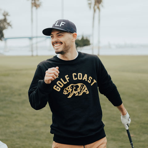 devereux  dvrx golf coast crewneck sweatshirt california