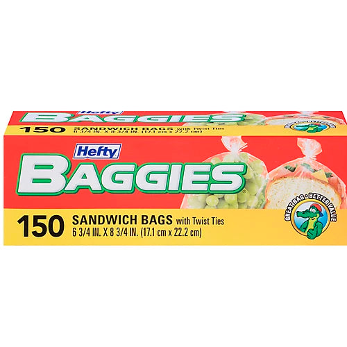 BAGGIES FOOD STORAGE BAG GALL 50 CT / 50 CT