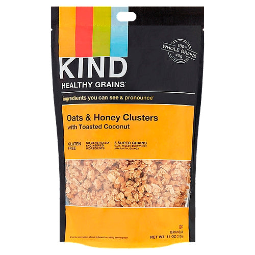 ESSENTIAL EVERYDAY HONEY OAT CLUSTER ALMOND CEREAL / 14.5 OZ