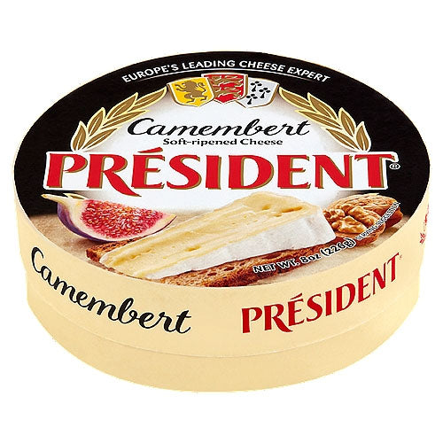 PRESIDENT MINI BRIE PLAIN SOFT RIPENED CHEESE / 8 OZ – Brooklyn Fare