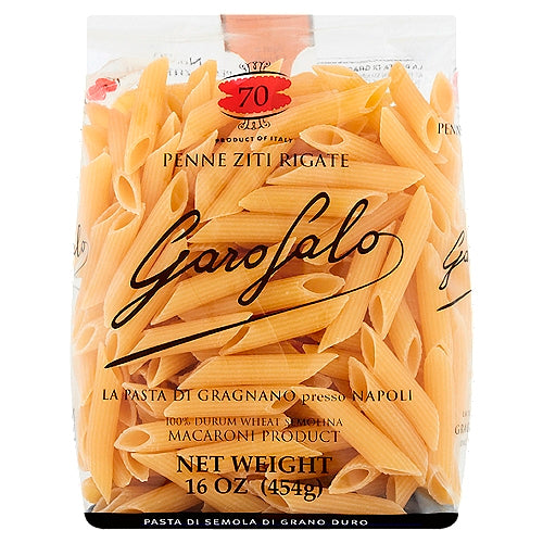 GAROFALO PENNE MEZZANI RIGATE PASTA / 16 OZ – Brooklyn Fare