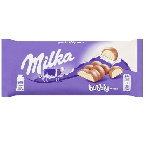  Milka White Chocolate, 100g : Grocery & Gourmet Food