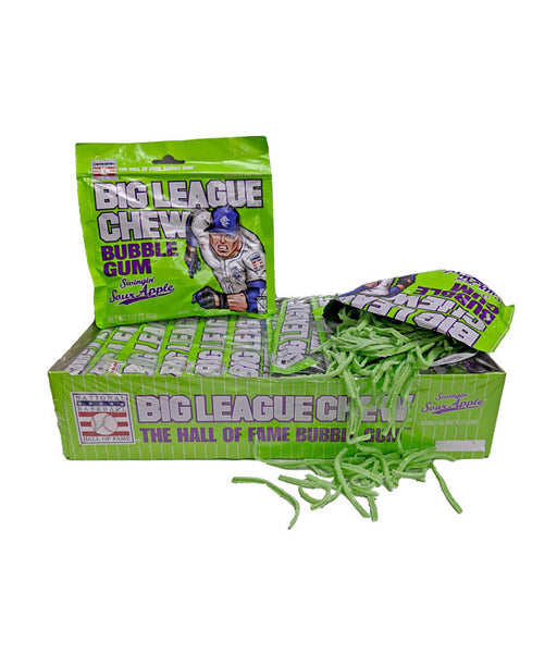 Big League Chew Bubble Gum Bulk Variety Pack, 5 Flavors- Original, Sour  Apple, Blue Raspberry, Grape, Strawberry by Snackivore