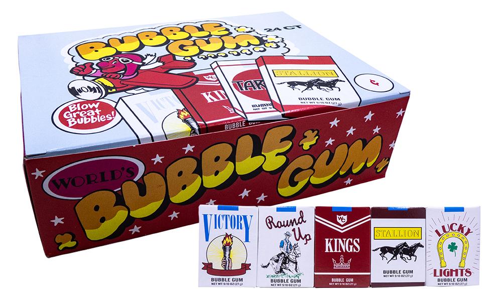 Bubble Gum Cigarettes 9oz Pack Or 24 Count Box B A Sweetie Candy Store