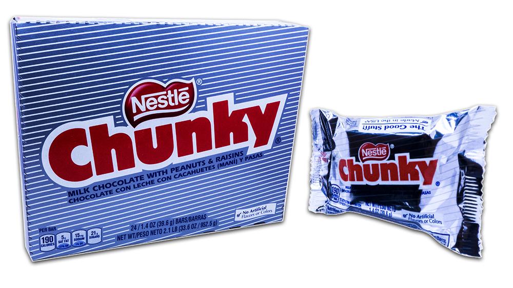Chunky Original  Candy Bar or 24 Count Box — . Sweetie Candy Store