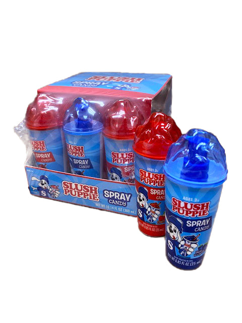 Slush Puppie Spray Candy 85oz Bottle Or 12 Count Box — Ba Sweetie Candy Store 6823