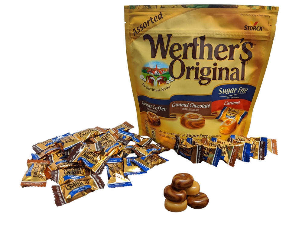 Werther's Original Sugar Free Assorted Candies 7.7 oz Bag or 12 Count ...